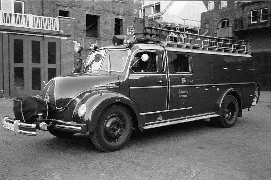  Magirus-Deutz F Mercur 125 Loschgruppenfahrzeug LF 16 TS 1953 года  (фото 1 из 1)